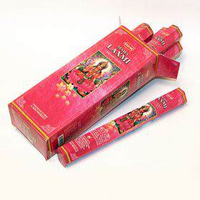 благовония HEM Hexa MA LAXMI Мать Лакшми  ​

Ароматические палочки торговой марки  HEM, Индия. 20 ароматических палочек
