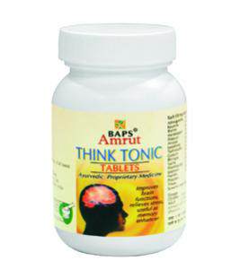 Think Tonic Baps Amrut 120 таб – тоник для мозга Настоящий эффективный тоник для мозга. Назначение:Нарушение мозговой активность, рассеянность.