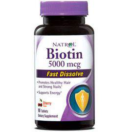 Отдельные витамины Biotin 5000 mcg Fast Dissolve Natrol  
Упаковка
90 табл
