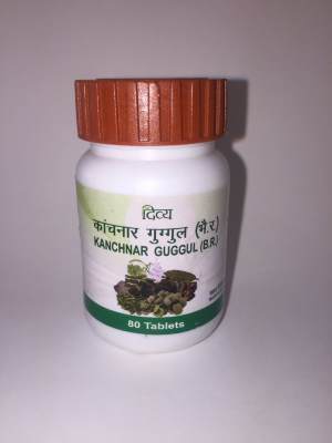 Канчанар гуггул (Kanchnar guggul, Divya Pharmacy ) 80табл 

Канчанар Гуггул известен как средство для очищения лимфатической и кровеносной системы, лечения и профилактики опухолей.
