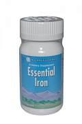 Железо эссенциальное ( Железо с витамином С) Essential Iron 120 капсул (продукция компании Виталайн (Vitaline)) Натуральный препарат для восстановления нормального уровня гемоглобина без побочных эффектов в желудочно-кишечном тракте