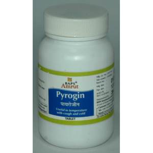 Pyrogin Baps Amrut 20 таб – для иммуниитета Самый безопасный способ для снижения температуры. Назначение: Простуда, бактериальные и вирусные инфекционные заболевания, кашель, лихорадка.