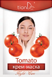 Крем-маска «Томат» [1 шт.] Экстракт томата защищает кожу от негативного влияния окружающей среды, превосходно снимает следы усталости