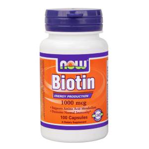 Biotin (Биотин) 1000 мкг, 100 капс  Артикул: Н005

Биотин крайне необходим для здоровья и красоты волос и ногтей. Прием биотина восстанавливает рост волос, препятствует их выпадению.
