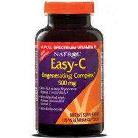 Комплекс витаминов и минералов Easy-C Regenerating Complex 500 mg Natrol 120 капсул Упаковка
120 капсул
