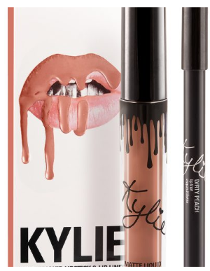 Kylie Janner «DIRTY PEACH» Помада + Карандаш для губ  Kylie Janner «DIRTY PEACH» Помада + Карандаш для губ