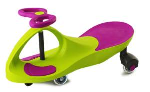Машинка детская с полиуретановыми колесами, салатово-фиолетовая «БИБИКАР» (Bibicar, new type, green and purple) 