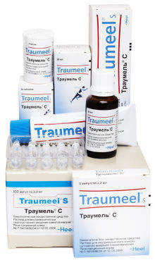 Препарат Траумель С (фирма Хеель) Воспалительные процессы в различных органах и тканях. Послеоперационные и посттравматические отеки.
