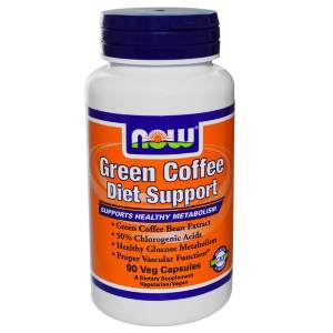 Green Coffee Diet Support (Зеленый кофе) 90 капс 

Способствует длительному процессу сжигания жира, а также препятствует последующему превращению избытков глюкозы в жир.
