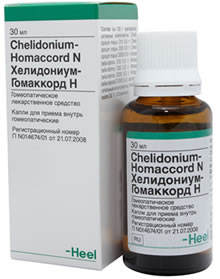 Препарат Хелидониум-Гомаккорд Н (фирма Хеель) Желчегонное средство в комплексной терапии заболеваний гепатобилиарной системы.