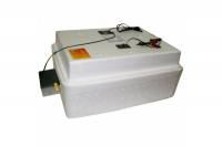Инкубатор для яиц Несушка на 77 яиц с автоматическим переворотом, цифровым терморегулятором и гигрометром (220/12В)