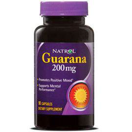 Спортивные энергетики Guarana 200 mg Natrol  
Упаковка
90 капсул
