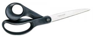 Ножницы для шитья Fiskars Благодаря специальным ручкам, пользоваться этой моделью ножниц – одно удовольствие! Ткани будут порезаны именно так, как Вам нужно. Вы останетесь довольны!