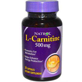 L-Карнитин L-Carnitine 500 mg Natrol  
Упаковка
30 капсул
