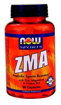 ЗМА ZMA – продукт спортивного питания, состоящий из 3-х микроэлементов: цинка, магния и витамина В6. ZMA – это запатентованная пищевая добавка нестероидного происхождения, которая, как было клинически доказано, поднимает уровень свободного тестостерона и увеличивает силу у тренирующихся атлетов.