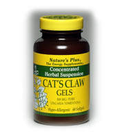 CAT`S CLAW GELS 500 mg 60 cap - Кэтс Клоу (иммуннокорректор) Кэтс Кло уменьшает воспаление и нормализует работу желудочно-кишечного тракта. 