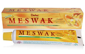 Зубная паста Месвак / Toothpaste Meswak (компания Burman Lab. Pvt. Ltd., Shajapur (Индия)) Новинка от компании "Дабур" - зубная паста с натуральным экстрактом Miswak herb, обеспечивающая полную защиту зубов!