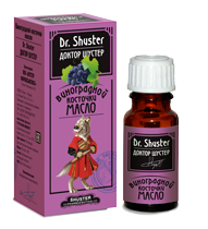 Виноградной косточки масло Dr.Shuster 30мл Виноградное масло обладает выраженным увлажняющим, регенерирующим, антиоксидантным и витаминизирующим действием.