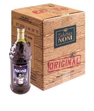 Сок Нони Таитиан / Tahitian Noni Juice, коробка, 4 бутылки, 4 литра 
