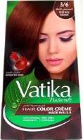 Крем-краска для волос Vatika Naturals Hair color creme Deep Red Brown,1 набор