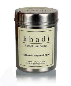 Травяная хна ореховая (коричневая), KHADI HERBAL NUT BROWN HENNA NATURAL HAZEL 150 гр 

100% натуральная аюрведическая хна от компании "Кхади". Эта травяная краска, придает волосам естественный карий темно-коричневый цвет. Может быть использована для седых волос.