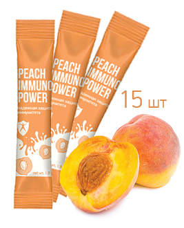 Peach immuno power (15 шт.) Вкус персика и защита иммунитета!