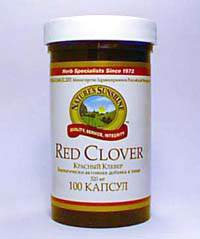 Красный клевер (Red Сlover) 100 капс. (продукция компании NSP (НСП)) Защищает организм от токсичных химических веществ, очищает кровь, лимфу, кожу.