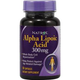 Коэнзим и Антиоксиданты Alpha Lipoic Acid 300 мг Natrol  

Alpha Lipoic Acid 300 mg - липоевая кислота (АЛК) – это полностью природный продукт.