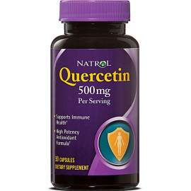 Коэнзим и Антиоксиданты Quercetin 500 mg Natrol  

Quercetin 500 mg, это биодобавка от известного американского производителя Natrol, представляющая биофлавоноид, содержащийся в овощах, фруктах и зерновых.