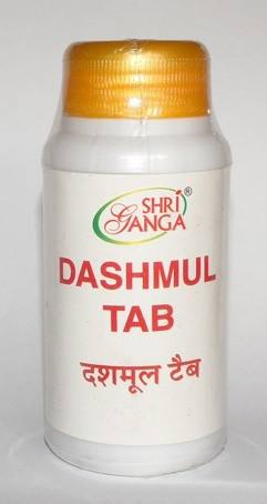 Dashmul tab, Дашамул в табл. Шри Ганга, 100 шт. 
