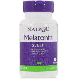 Для здорового сна Melatonin 1 mg Natrol  

Мелатонин, гормон присутствующий в теле человека, он помогает и способствует спокойному сну.