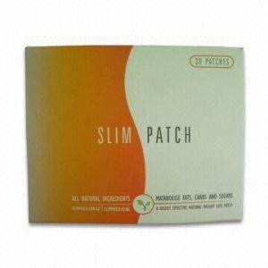 Slim Patch (Пластырь для похудения с магнитом) В применении пластырь для похудения абсолютно прост: на проблемный участок наклеивается пластырь и в зависимости от фирмы изготовителя остается там, на время от 20 минут до суток. Каждый день пластырь необходимо менять. Длительность одного курса применения пластыря для похудения не должна превышать 30 дней.