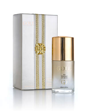 Антивозрастной серум для кожи вокруг глаз Gold Elements - Age Treatment Eye Serum Золотой серум для кожи вокруг глаз "Голд Элементс" обладает мощным антивозрастным действием на кожу, в разы увеличивает усвоение ею полезных компонентов кремов, улучшает микроциркуляцию крови, устраняет отечности, укрепляет стенки сосудов.