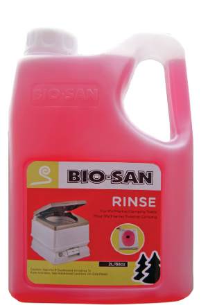 Жидкость для верхнего бака биотуалета Bio-San Rinse Жидкость санитарная Bio-San - концентрат для удаления запахов и поддержания свежести воды в биотуалетах