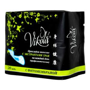 Прокладки Vikola «С экстрактами трав» на каждый день, 20 шт.  

Гигиенические ежедневные прокладки Vikola будут заботиться о вашем здоровье день за днем.