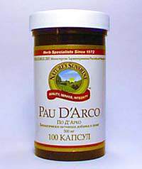 По Д’Арко НСП (Pau D&#039;Arco) 100 капс. (продукция компании NSP (НСП)) Обладает иммунокоррегирующим, антибактериальным и антигрибковым действием. 