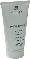 Маска-пилинг, 75 мл  
Мягко
 удаляет с поверхности кожи омертвевшие клетки, обеспечивая глубокую 
очистку. Стимулирует регенерацию клеток кожи. Освежает и выравнивает 
цвет лица. Разглаживает сеть мелких морщин







