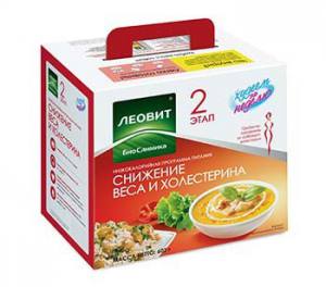 Программа &quot;Снижение веса и холестерина&quot;, Леовит Специально разработана для худеющих, кто следит за уровнем холестерина. В меню входят как хорошо знакомые вегетарианские блюда, так и специально разработанные наименованиями.