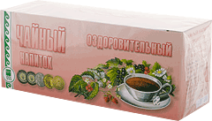 Напиток чайный "Оздоровительный", пакетики с сухой смесью, 60 г Лист мяты перечной, соцветия ромашки аптечной, лист смородины черной, курильский чай, кукурузные рыльца.







