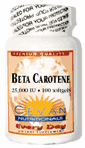 BETA CAROTENE 25.000 IU Бета Каротин 25.000 МЕ улучшает функционирование иммунной системы организма, улучшает состояние кожи.