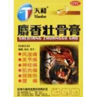 Пластырь &quot;Шексянг Чжуангу&quot; (Shexiang Zhuanggu) Тяньхэ  
Снимает боли в суставах, пояснице, ревматические боли.
Обезболивает при вывихах и растяжениях
