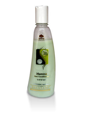 Кондиционер Henna (продукция компании Raj Rasayana Herbals (Индия)) Кондиционер с хной, алоэ вера, экстрактами пшеницы и шамбалы для всех типов волос.