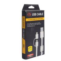 Кабель USB Cable 2 в 1 lightning adapter and Micro USB