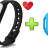 Xiaomi Mi Band 1S Pulse + голубой ремешок