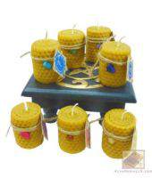 Чакровая свеча Манипура/Защита (желтая)