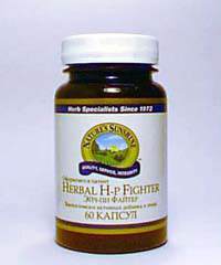 Эйч-пи файтер (H-p fighter) 60 капс. (продукция компании NSP (НСП)) Ослабляет активность бактерий Нelicobacter pylori (H-p), вызывающих язву желудка, не подавляя при этом жизнедеятельность полезных бактерий.