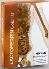 Лактоферин / Lactoferrin Gold 1.8® / Nikken • 30 капсул  
