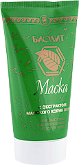 Маска с экстрактом корня лопуха, 150 мл Для ухода за кожей головы и волосяным покровом при выпадении и повреждении волос в результате нарушения питания, частого окрашивания, химической завивки, длительного использования париков и головных уборов, вредного климатического воздействия (солнца, ветра, воды); после лучевой или химиотерапии.