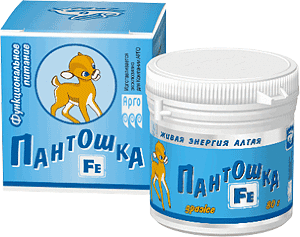 Драже "Пантошка-Fe", 80 г Драже «Пантошка­ Fe» оказывает общеукрепляющее и тонизирующее действие, восполняет дефицит железа в организме.