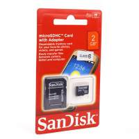 Карта памяти SanDisk TransFlash MicroSDHC class 10 2GB
